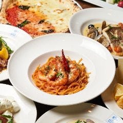 ピッツェリア マルデナポリ 上野毛店_【2H飲放題付】特別な日に♪アクアパッツァやタリアータが楽しめる◆Azuro Course ～アズーロコース◆
