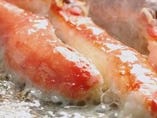 蟹ステーキ鉄板焼き食べ放題+蟹のお刺身食べ放題+40品目食べ放題　