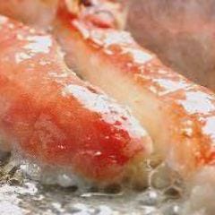 ずわい蟹の鉄板焼き
