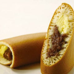 【約12cm】大あんまき カスタード 食品サンプル 和菓子 スイーツ フェイク 大あんまき 藤田屋 知立本店 メニュー：定番の大あんまき - 楽天ぐるなび