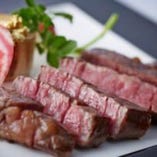 絶対食べてもらいたい・・・『最高級！A5ランク黒毛和牛赤身肉のステーキ』。