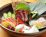 ■お料理■
新鮮な魚介類を使ったお造りを是非ご賞味下さい。