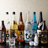 焼鳥と相性が良い日本酒や焼酎が豊富に揃っています