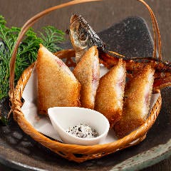 基 名物!！レアアジフライ 厳選した上質なアジをレア仕立てに。
