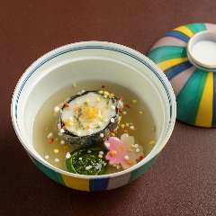 白身魚の磯辺巻き揚げ～生姜餡かけ～