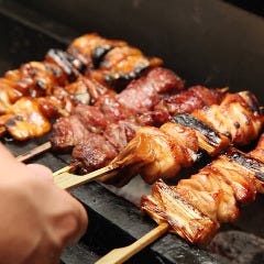 紀州備長炭で焼く自慢の串焼は御手頃130円～