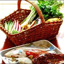 地元・鎌倉の野菜や魚を積極的に活用