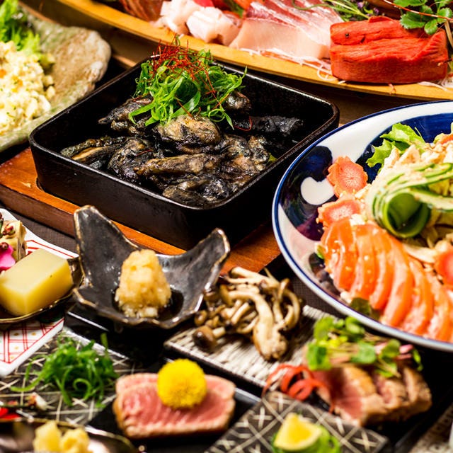 日本三大地鶏と季節食材の料理を堪能