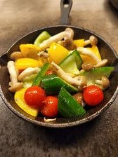 【NEW】彩り野菜のオイル焼