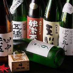 糸島産山田錦を65%精米した田中六五など地酒の種類が豊富です