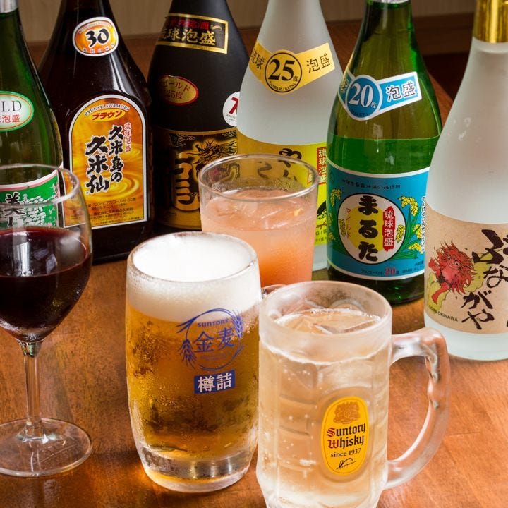 居酒屋 路心 コース 会話に花が咲く女子会に 自慢の沖縄料理がずらりと並ぶ おまかせ女子会コース 全7品 ぐるなび