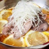 〆には広島レモンをたっぷり使用した冷麺をどうぞ！