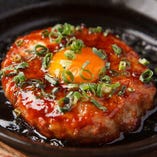 これぞ吾平の味！鶏胸肉とコリコリ軟骨で作った鶏つくね鉄板焼き