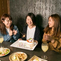 お誕生日サプライズに!特別なデザートプレートをご用意★