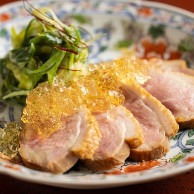 食堂 カヤノナギ_鴨ロース煮と葱のてっぱい