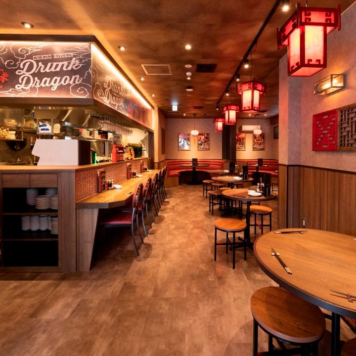ドランクドラゴン チャイニーズキッチン立川の店内の様子