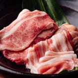 [紀州の絶品肉料理]
高級和牛"熊野牛"や銘柄豚"いのぶた"を堪能