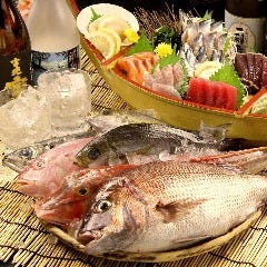 漁港直送 さかなや道場 伊東駅前店 自慢の食材 伊東漁港より毎朝直送獲れたて地魚 金目鯛 ぐるなび