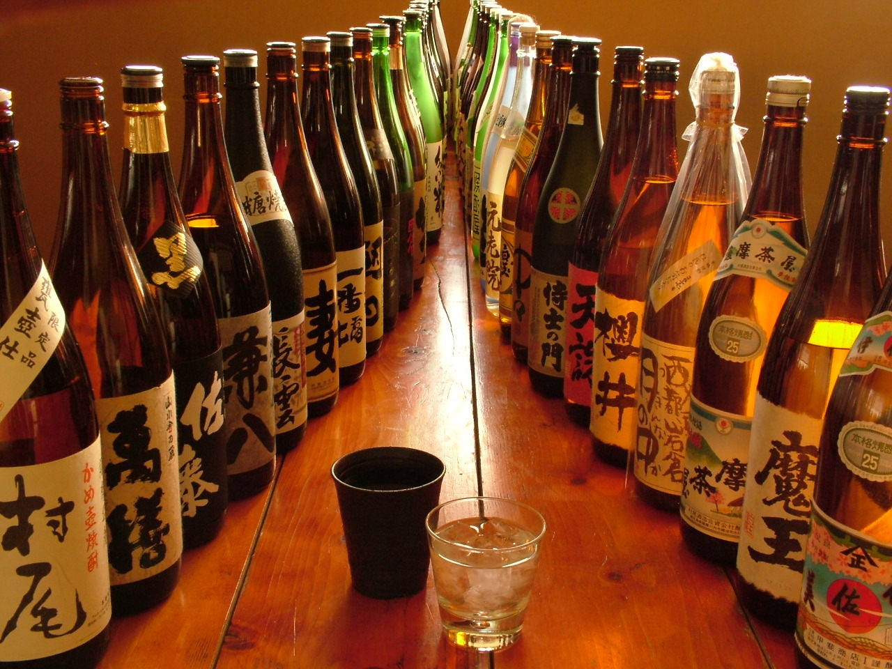 常時100種以上♪日本酒同様1本仕入のため銘柄どんどん替わります