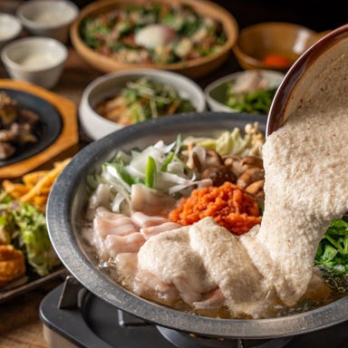 鹿児島県霧島市 塚田農場 武蔵浦和店_九州野菜の明太とろろ鍋満足コース