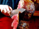 シュラスコ の代名詞ピッカーニャ（イチボ）肉汁滴る豪快な肉塊