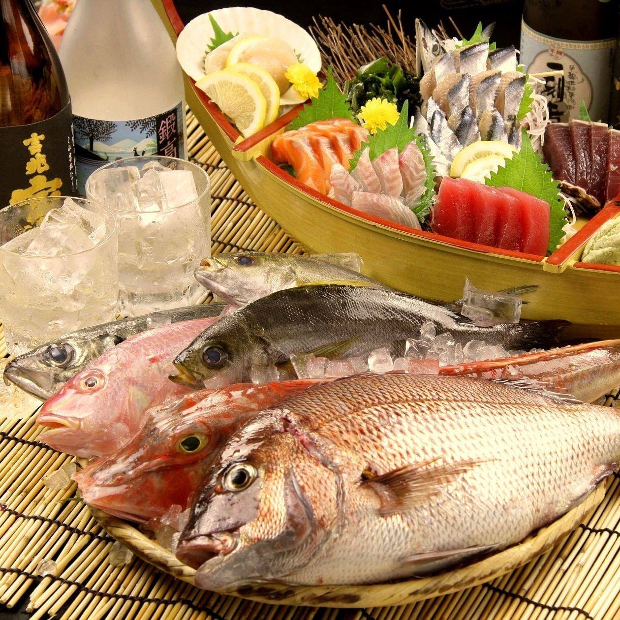 すし居酒屋 さかなや道場 沼津南口店 自慢の食材 沼津漁港より毎朝直送獲れたて地魚 ぐるなび