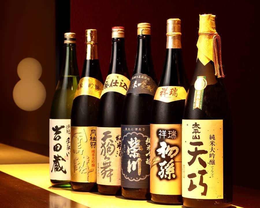 日本酒もグラス219円(税込)円〜！