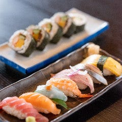 大衆割烹えびす_お寿司は職人が丁寧に握っております。