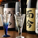 【ごたわりの酒】
鮮魚との相性抜群の日本酒、焼酎