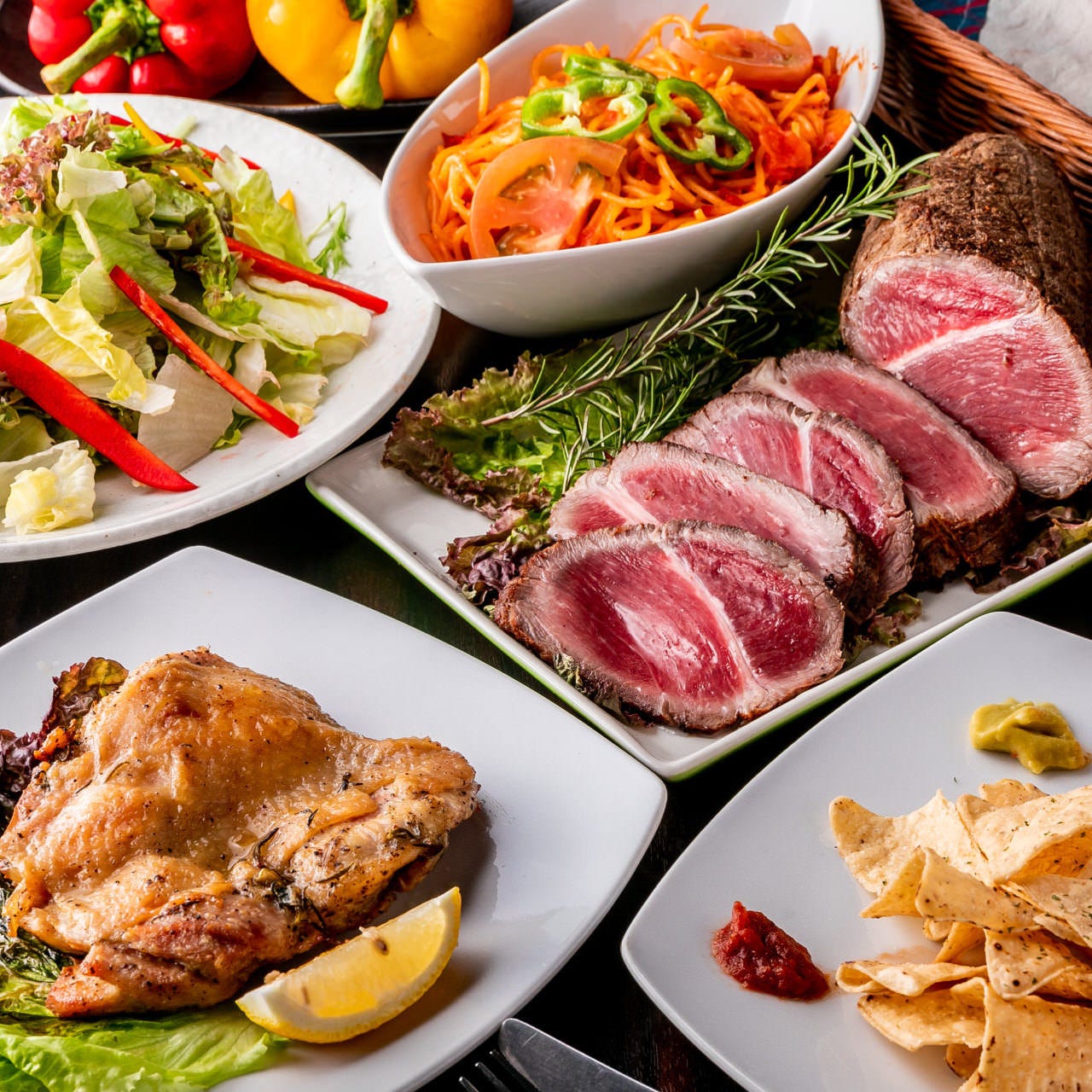 隠れ家居酒屋ダイニング 食べ放題 SITA 中目黒本店_厳選肉料理が愉しめるコースが多彩！3時間飲み放題付き！