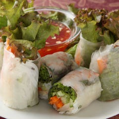 隠れ家居酒屋ダイニング 食べ放題 SITA 中目黒本店_【オススメ】生春巻き　野菜をメインに使用するヘルシーな料理を数多くご用意