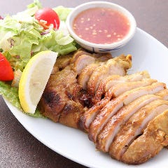 鶏のローストチキン 隠れ家居酒屋ダイニング 食べ放題 SITA 中目黒本店_鶏のローストチキン