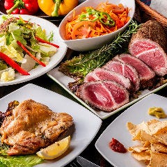 隠れ家居酒屋ダイニング 食べ放題 SITA 中目黒本店_厳選肉料理が愉しめるコースが多彩！3時間飲み放題付き！