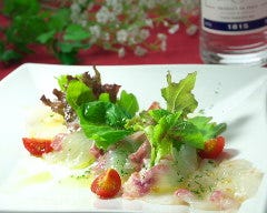 真鯛のカルパッチョ