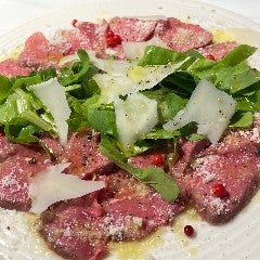 和牛赤身肉のカルパッチョ風