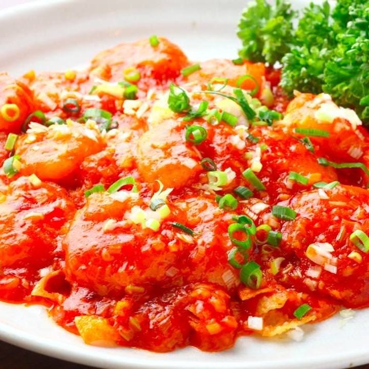 エビのチリソース