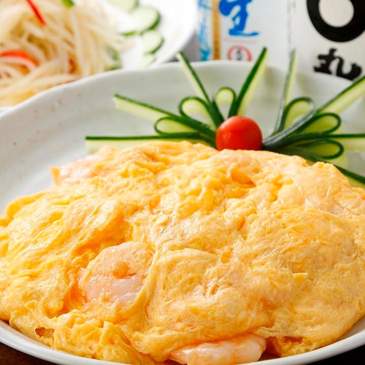 エビと卵の炒め