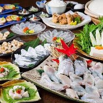 ［泳ぎ国産ふぐ/海鮮料理］神戸海鮮料理 ふぐ三味の画像