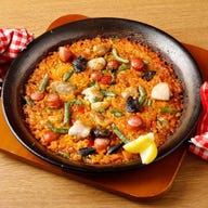 LIZARRAN 新橋_《NORMALコース》魚介のアヒージョやミックスパエリアなど全7品【ワイン泡・白・赤など2時間飲み放題付き】