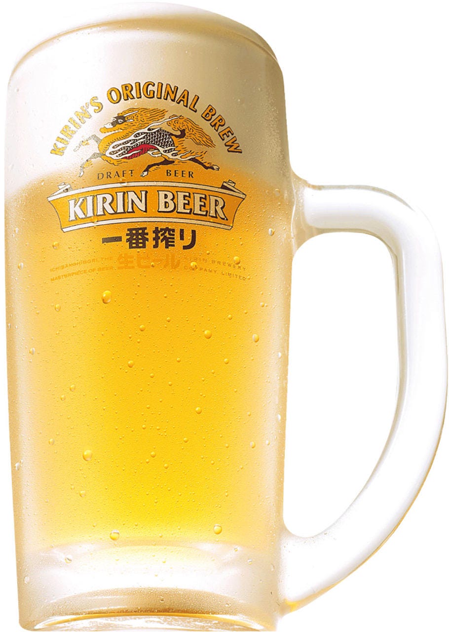 まずは生ビールで乾杯！！