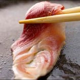 【新食感！】海鮮焼しゃぶ　旬の鮮魚をサッと炙って楽しむ新感覚の焼きしゃぶをぜひ！