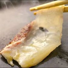 【新感覚！】海鮮刺身焼きしゃぶ