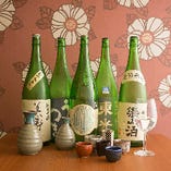 創作おでんにぴったり！日本酒も厳選して仕入れております。