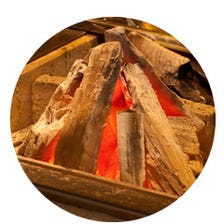 旬の食材を炉端で炙る”旬炉”