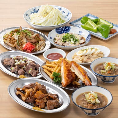 やきとん 大喜利 北浦和店_【やきとん堪能コース】焼きとん2種・名物煮込みなど全7品×2時間飲み放題★4000円(税込)