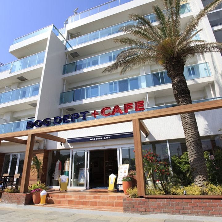 Dog Dept Cafe Shonanenoshima Enoshima Kugenuma Cafe Gurunavi Restaurant Guide