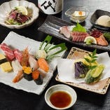 【お料理のみ】寿司メイン！おまかせ握り8貫＋お料理5品『和みコース』|接待・記念日・デート