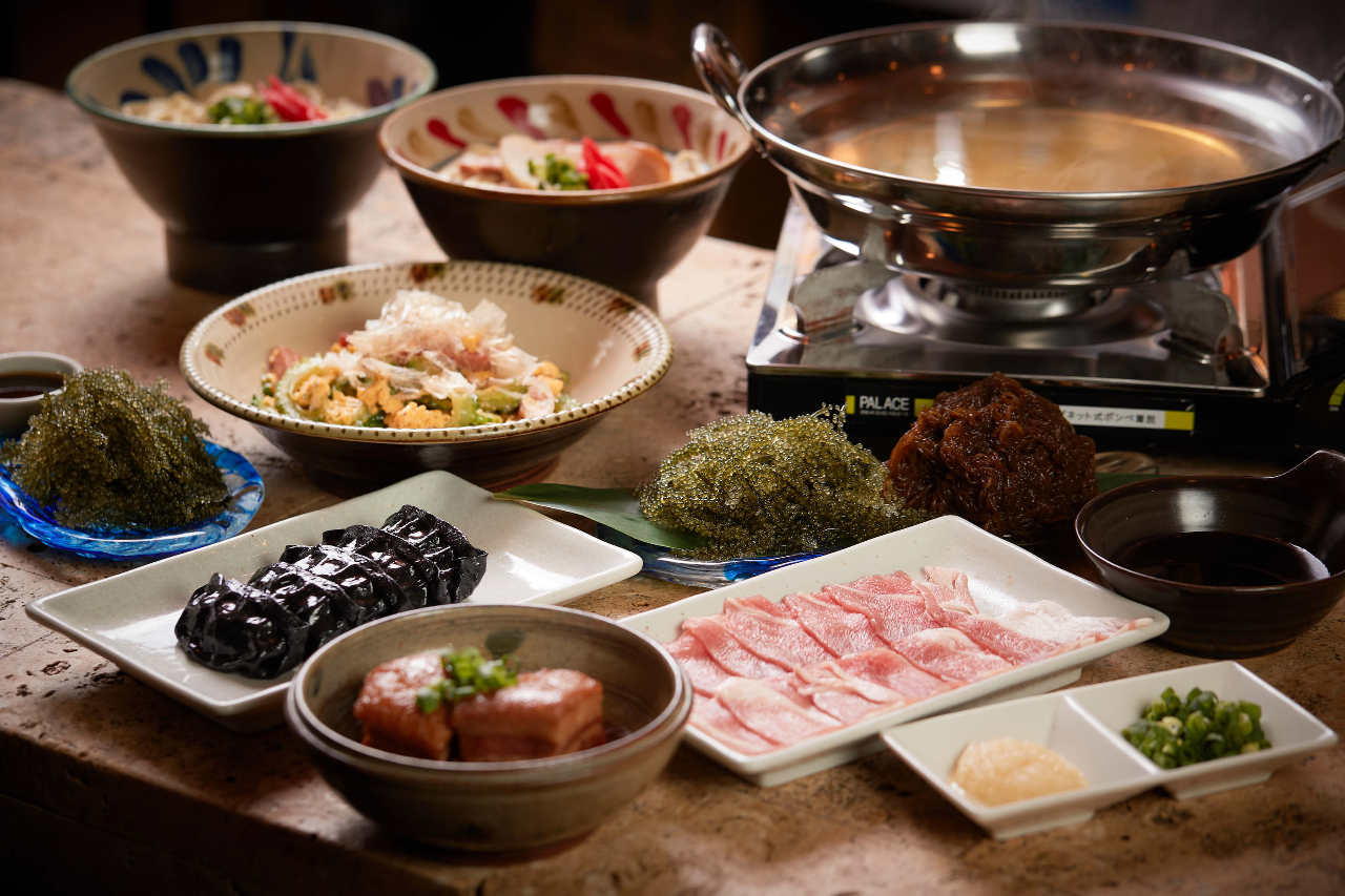 沖縄料理を満喫できるコース