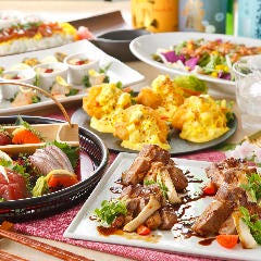 旬の食材を使用した、季節を感じるメニューをお楽しみください。