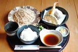 【ランチ限定】天ぷら蕎麦定食
